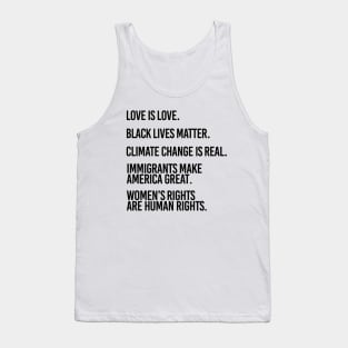 Love is Love and Black Lives Matter Tank Top